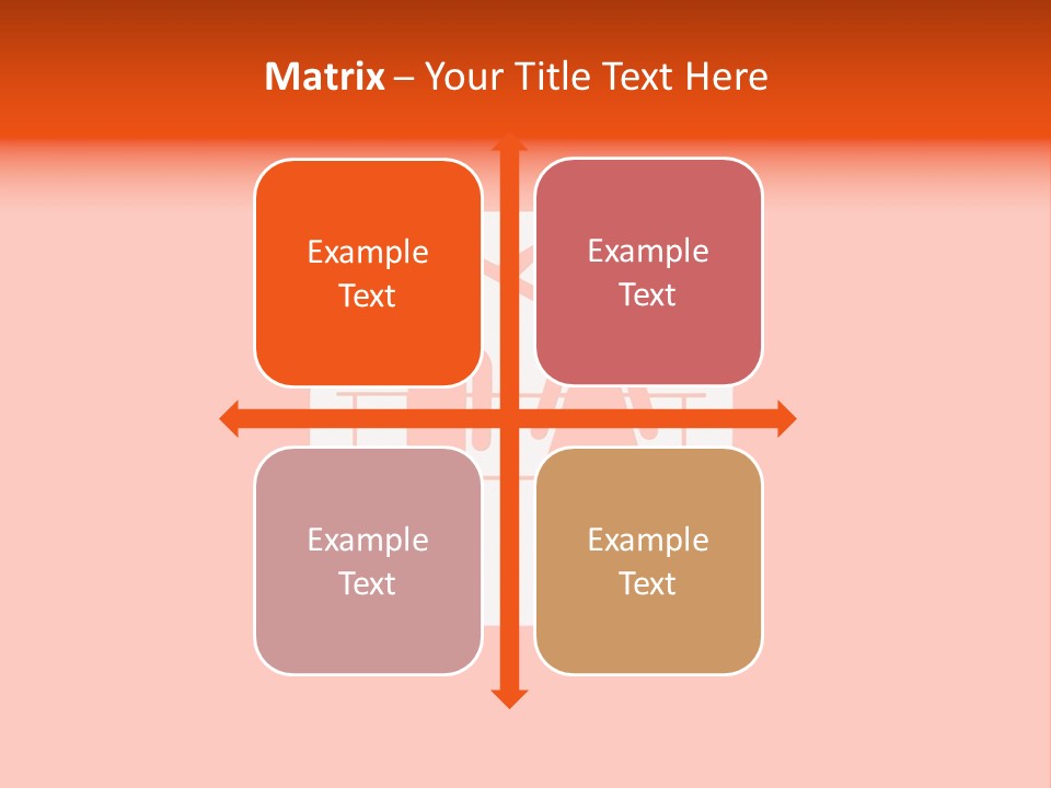 Orange Departing Flights Sign With People PowerPoint Template