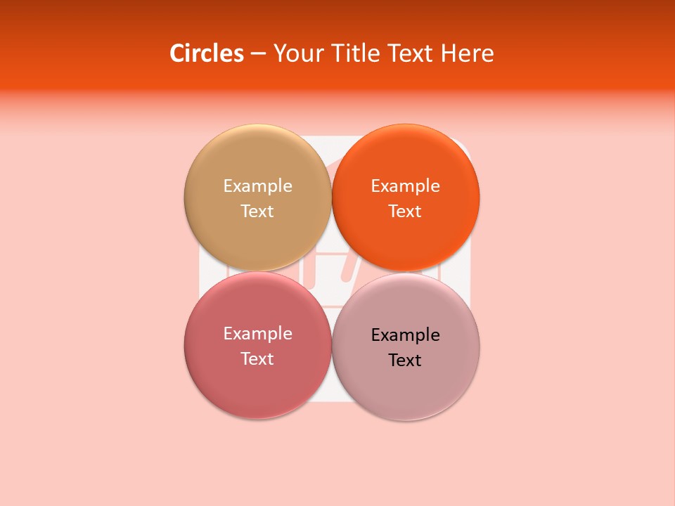 Orange Departing Flights Sign With People PowerPoint Template