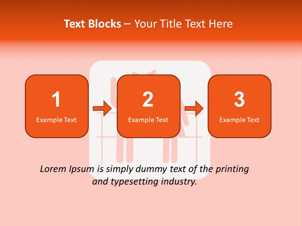 Orange Departing Flights Sign With People PowerPoint Template