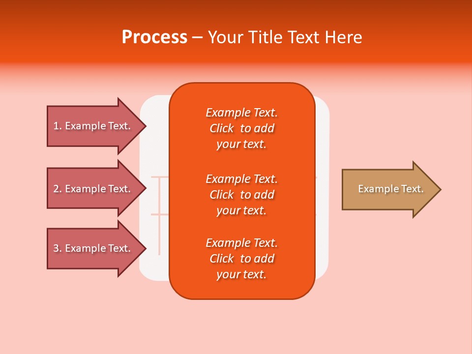 Orange Departing Flights Sign With People PowerPoint Template