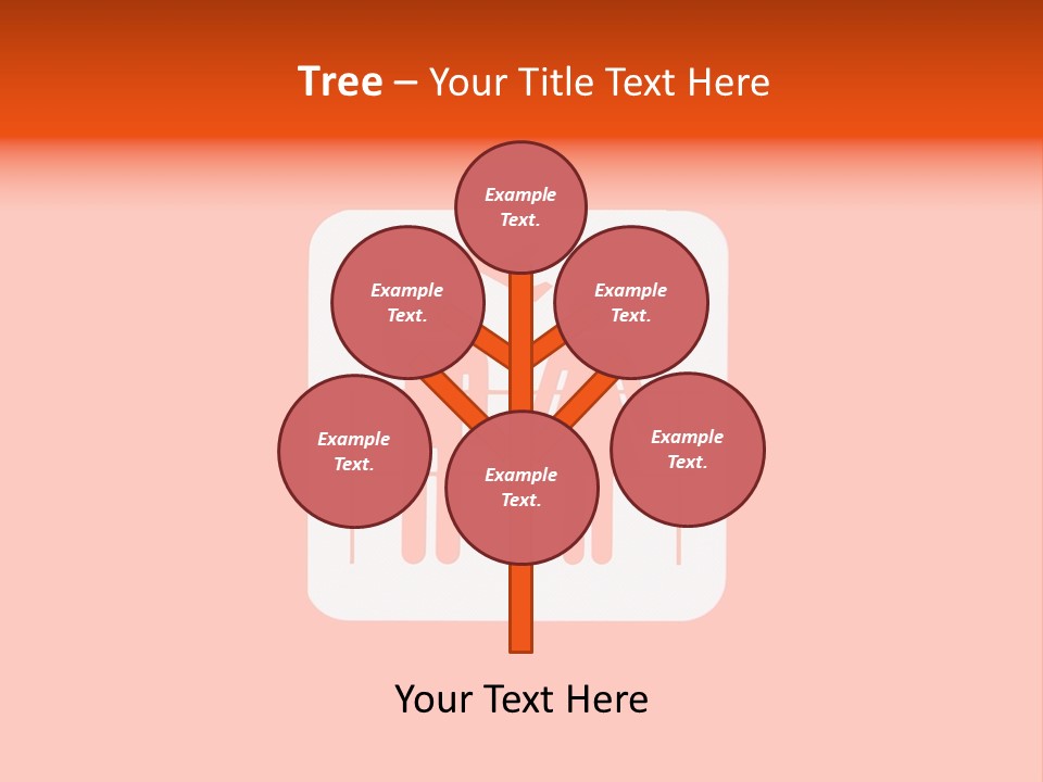 Orange Departing Flights Sign With People PowerPoint Template