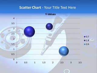 Hard Disk Detail With A Blue Hue To Accentuate The Coldness Of Technology PowerPoint Template