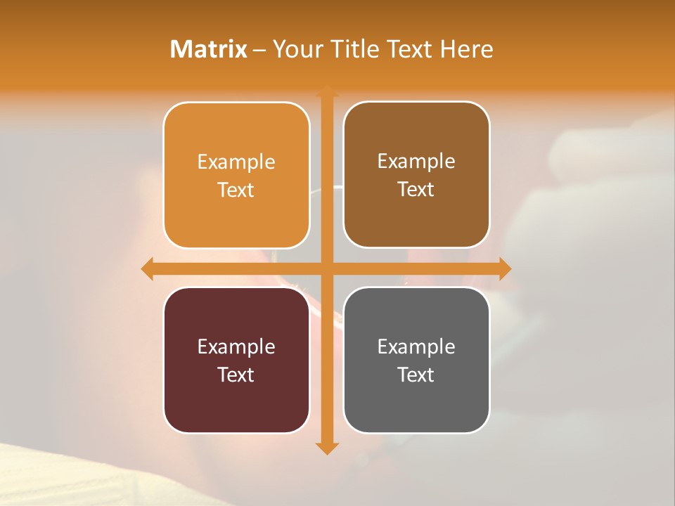 Young Kid At The Dentis 2 PowerPoint Template