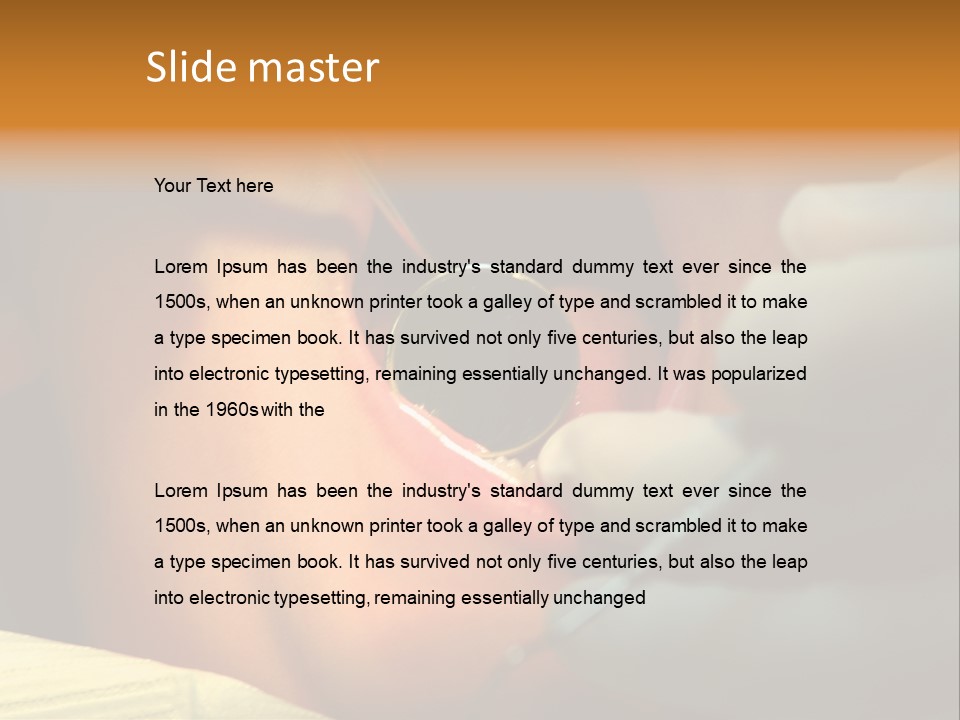 Young Kid At The Dentis 2 PowerPoint Template