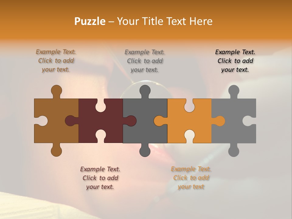 Young Kid At The Dentis 2 PowerPoint Template