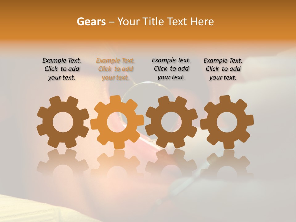 Young Kid At The Dentis 2 PowerPoint Template