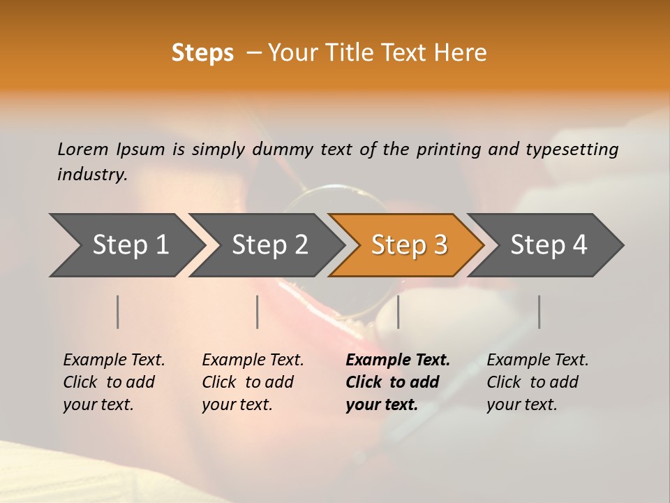 Young Kid At The Dentis 2 PowerPoint Template