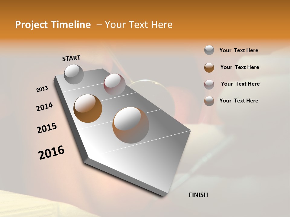 Young Kid At The Dentis 2 PowerPoint Template