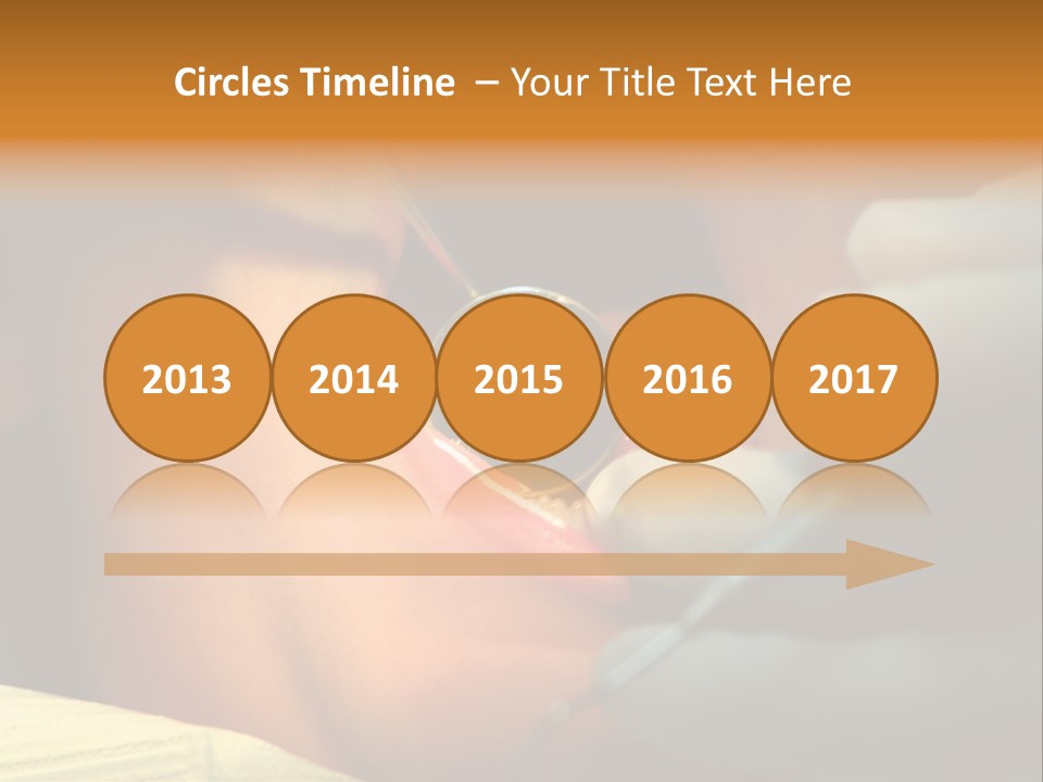 Young Kid At The Dentis 2 PowerPoint Template