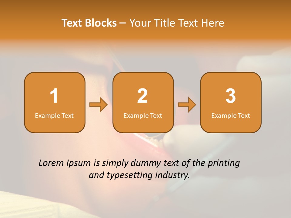 Young Kid At The Dentis 2 PowerPoint Template