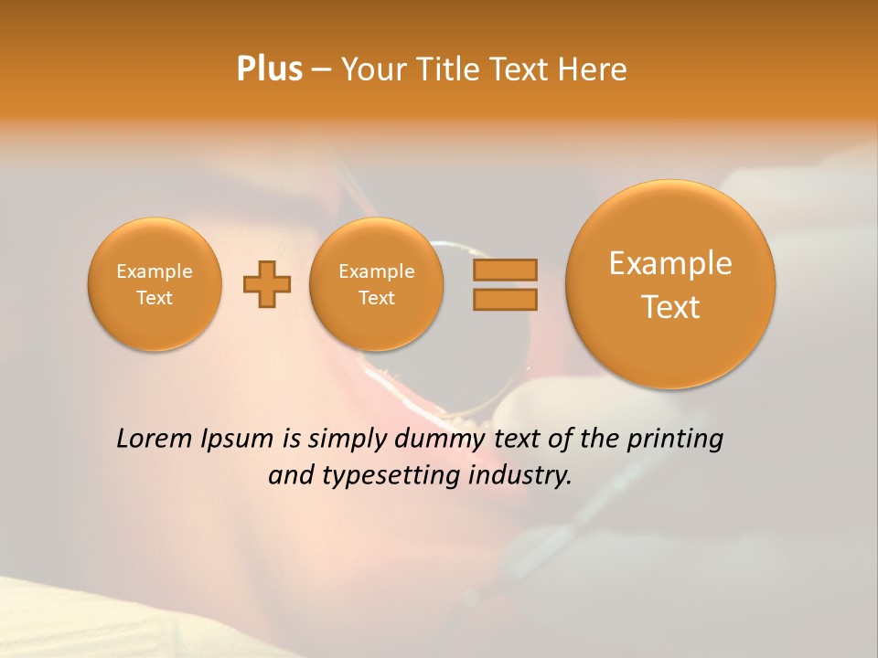 Young Kid At The Dentis 2 PowerPoint Template