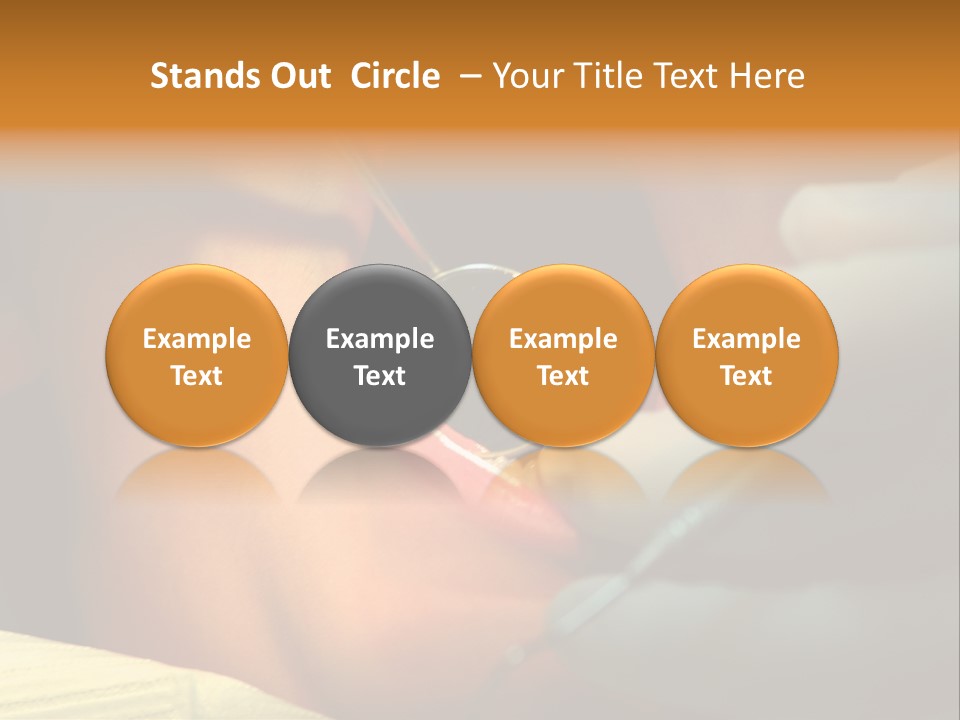 Young Kid At The Dentis 2 PowerPoint Template