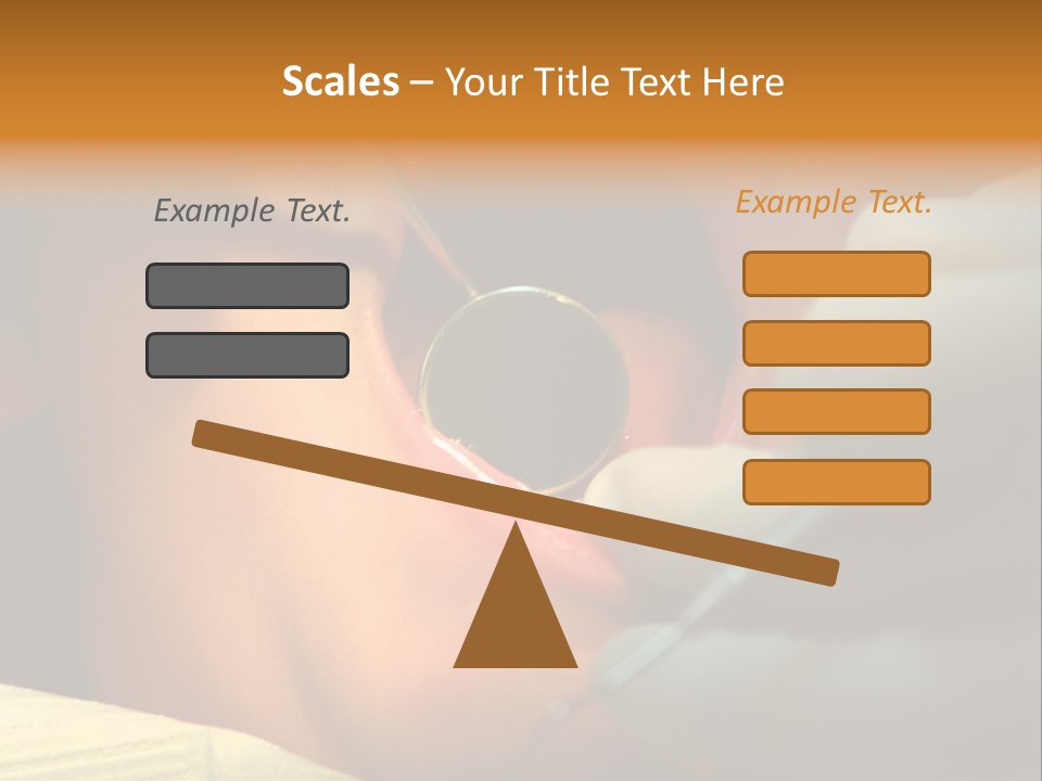 Young Kid At The Dentis 2 PowerPoint Template