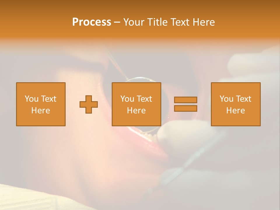 Young Kid At The Dentis 2 PowerPoint Template