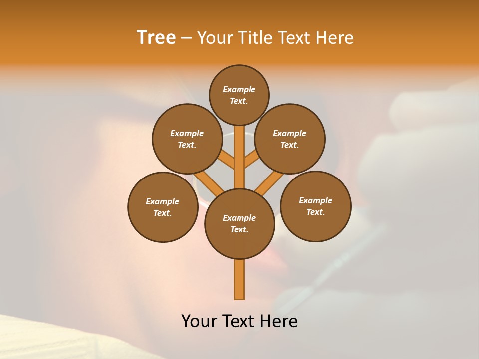 Young Kid At The Dentis 2 PowerPoint Template