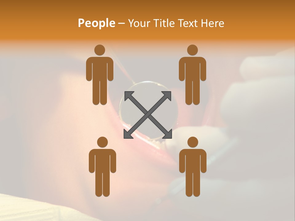 Young Kid At The Dentis 2 PowerPoint Template