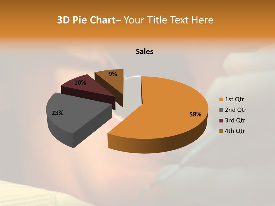 Young Kid At The Dentis 2 PowerPoint Template