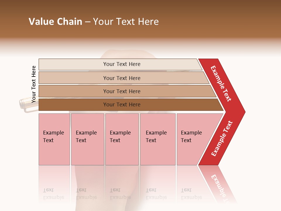 Hand Holding Pen Isolated On White Background - More Similar Photos In My Portfolio PowerPoint Template