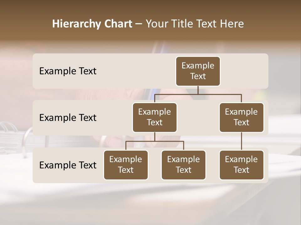 Detail Of A Hand Of Man With Red Shirt Writing On A Notebook With A Blue Pencil And Blurred Background PowerPoint Template