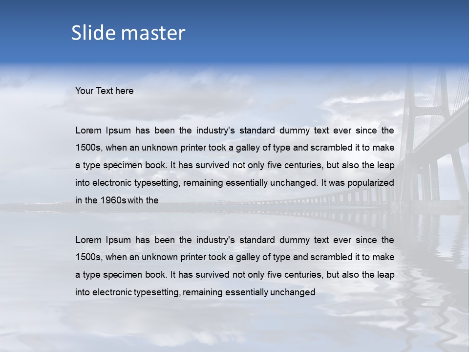 Bridge PowerPoint Template