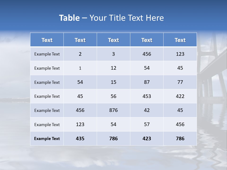 Bridge PowerPoint Template