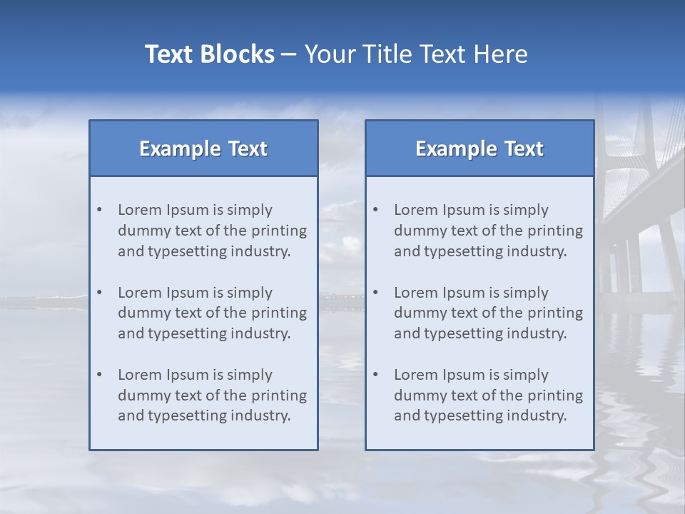 Bridge PowerPoint Template