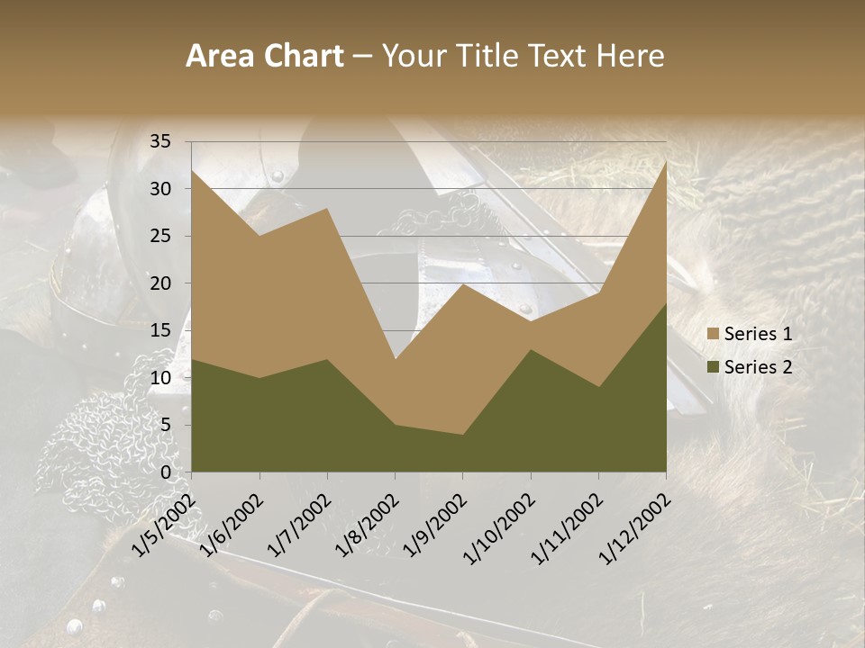 Armour Of Dark Ages On A Leather. This Armour Is Used By Club Members Today.. PowerPoint Template