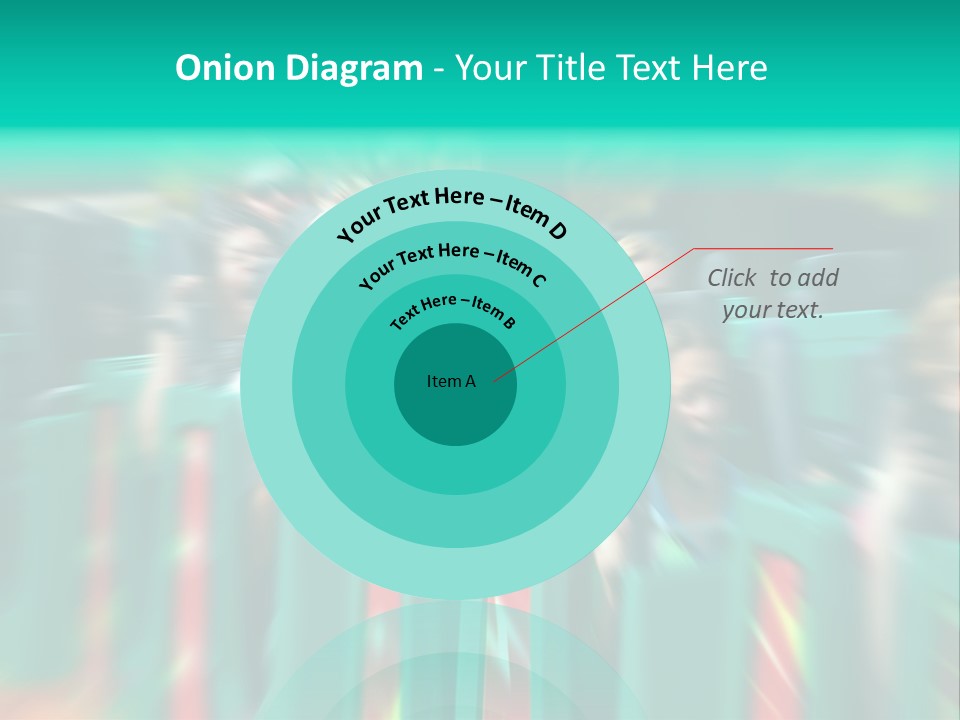 Man Screaming On Fast Roller Coaster With Zoom Blur PowerPoint Template