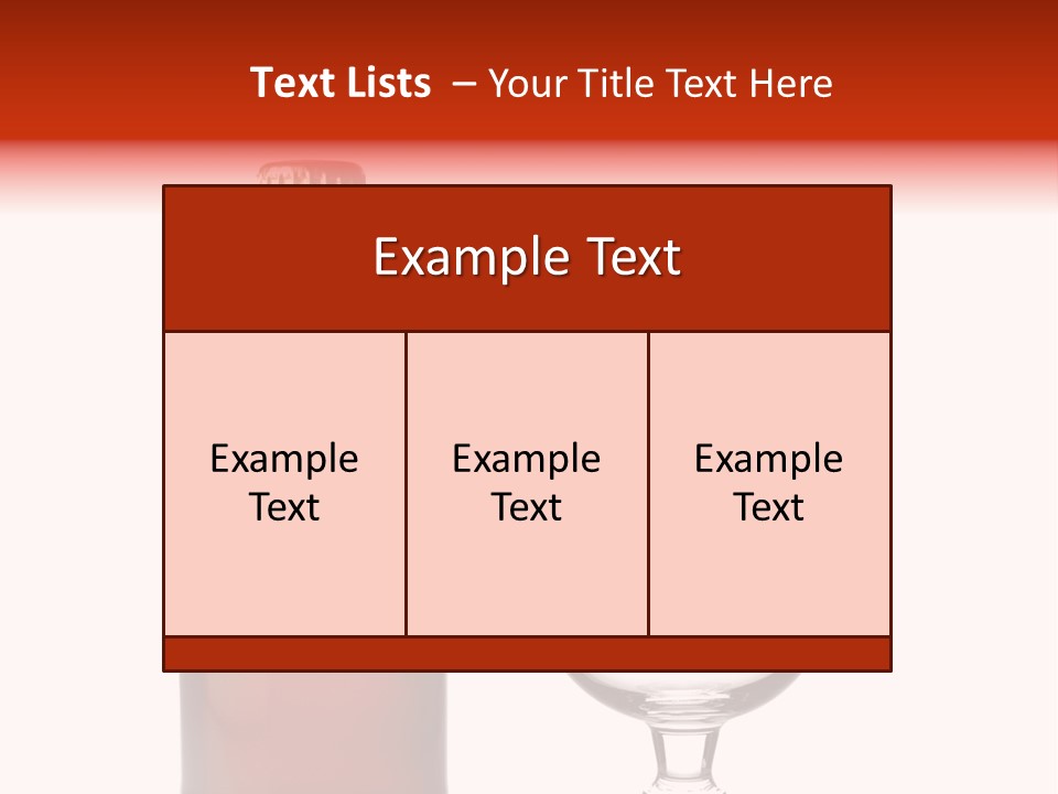 Beer Glass And A Beer Bottle Isolated Against White Background PowerPoint Template