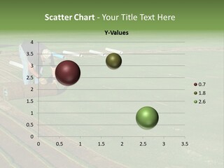 A Man Rolling Turf Grass Sod On Putting Green PowerPoint Template