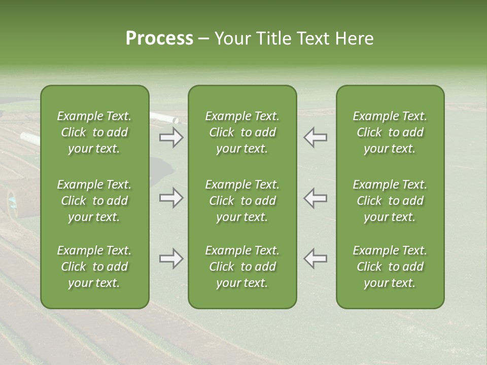 A Man Rolling Turf Grass Sod On Putting Green PowerPoint Template