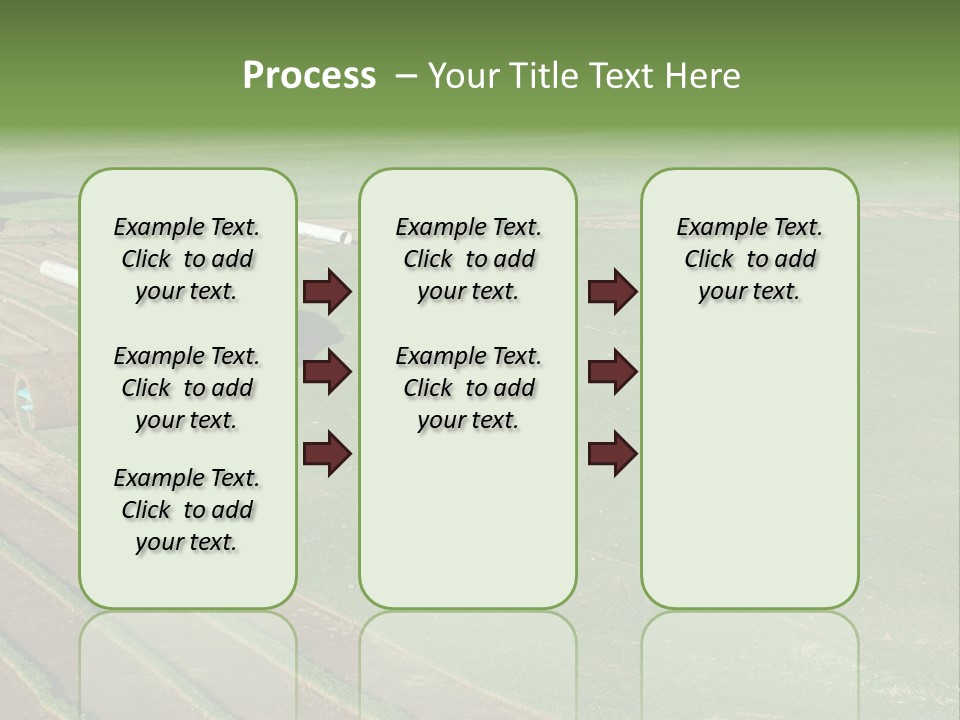 A Man Rolling Turf Grass Sod On Putting Green PowerPoint Template