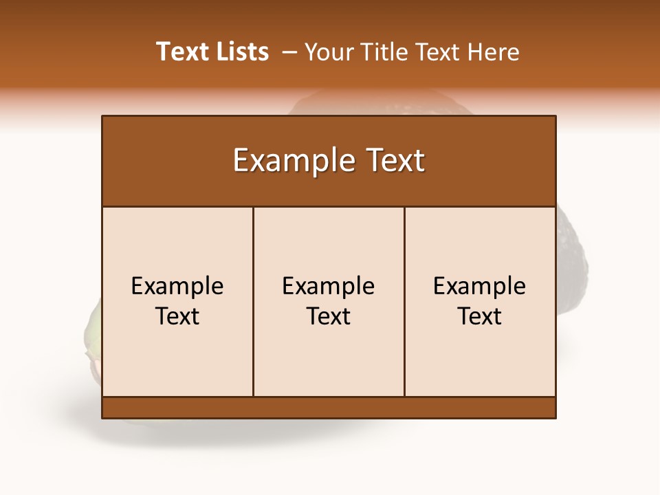 Whole And Half Avocados Isolated On White Background PowerPoint Template