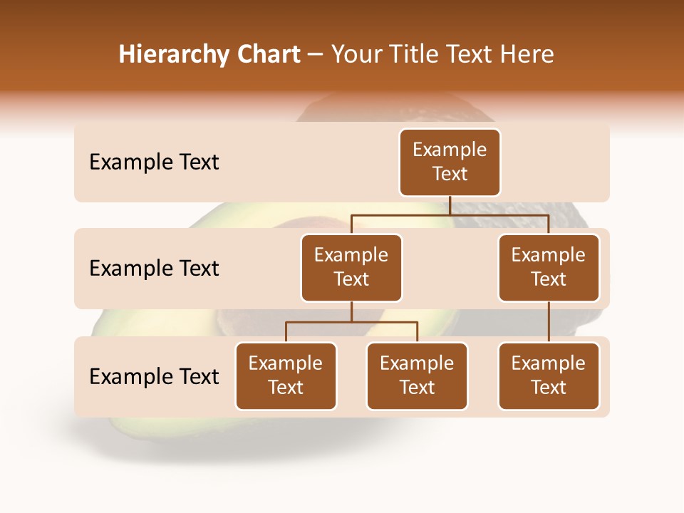 Whole And Half Avocados Isolated On White Background PowerPoint Template