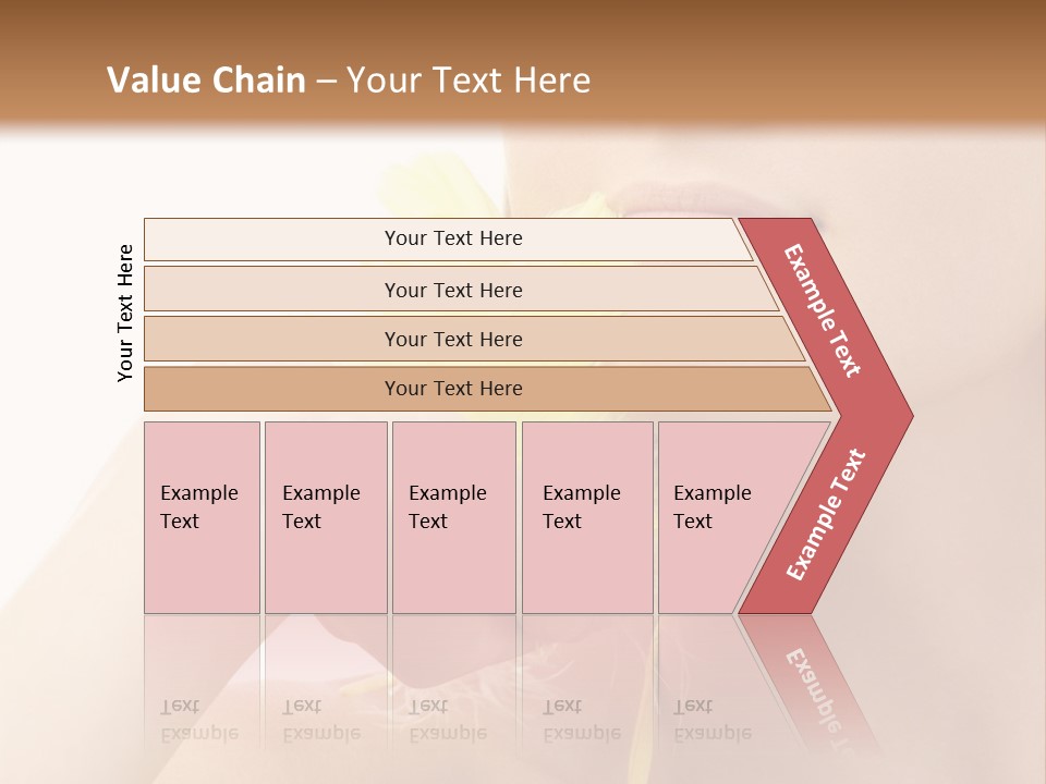 Portrait Of Girl With Yellow Feathers Over White Background PowerPoint Template