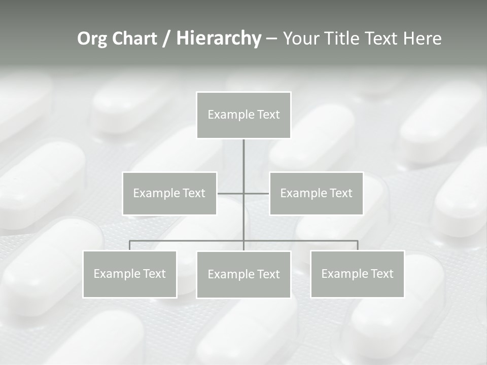 Background Of White Headache Pills In Blisters PowerPoint Template