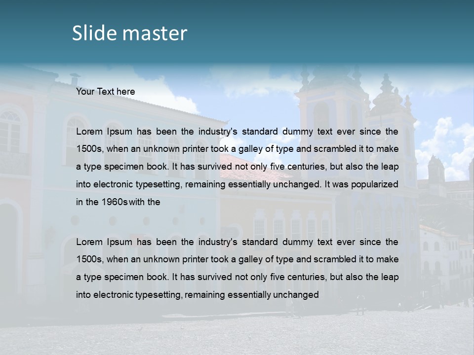 Pelourinho PowerPoint Template