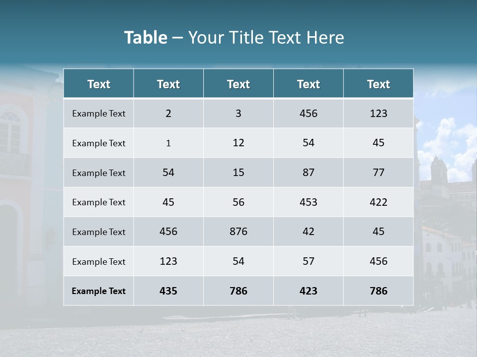 Pelourinho PowerPoint Template