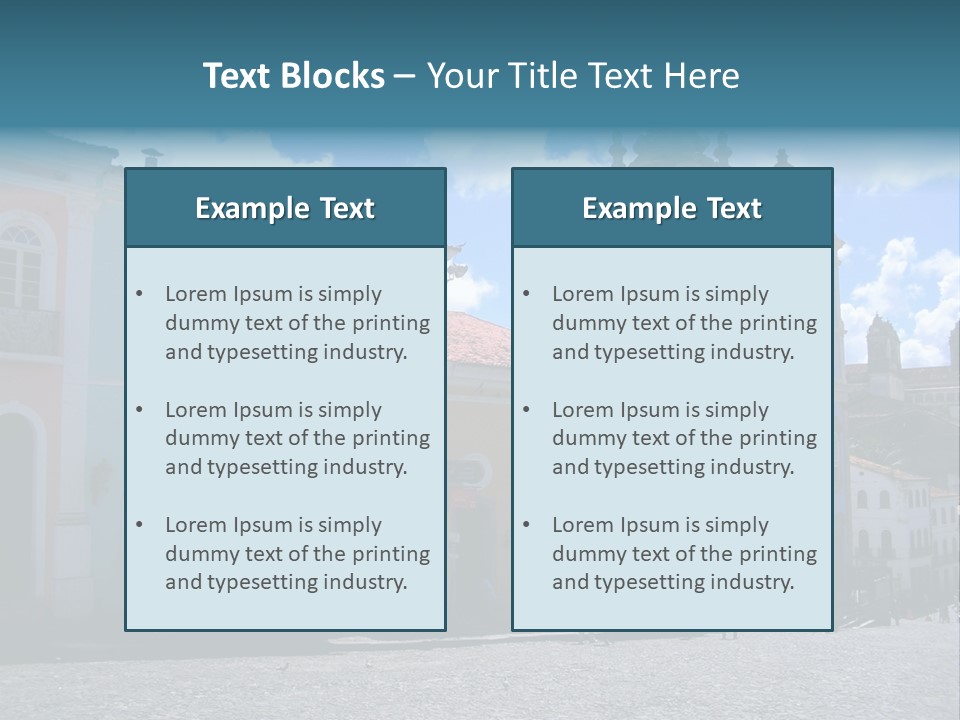 Pelourinho PowerPoint Template