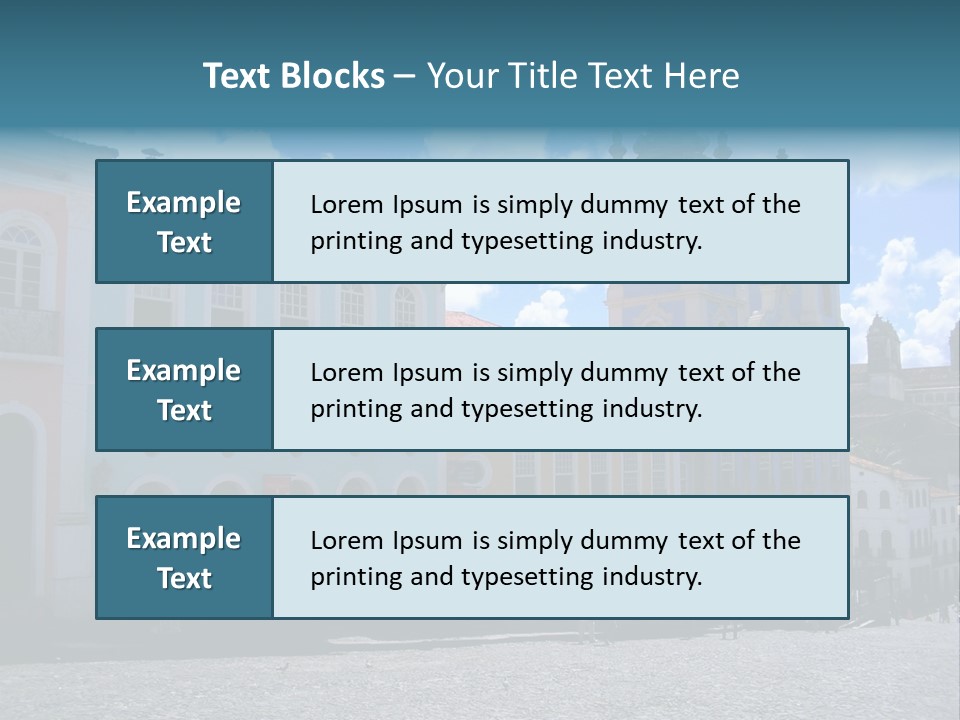 Pelourinho PowerPoint Template
