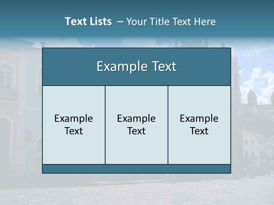 Pelourinho PowerPoint Template
