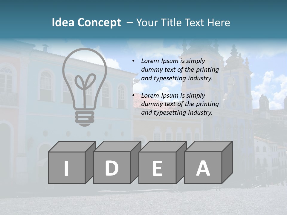 Pelourinho PowerPoint Template