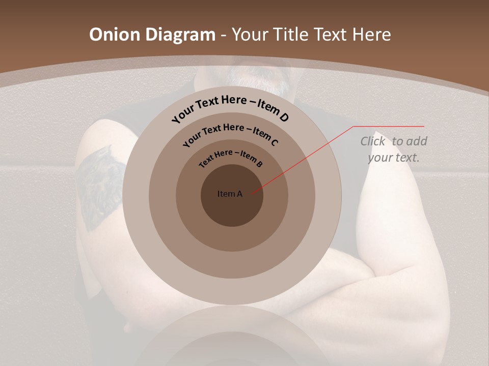 Sad Tough Guy PowerPoint Template