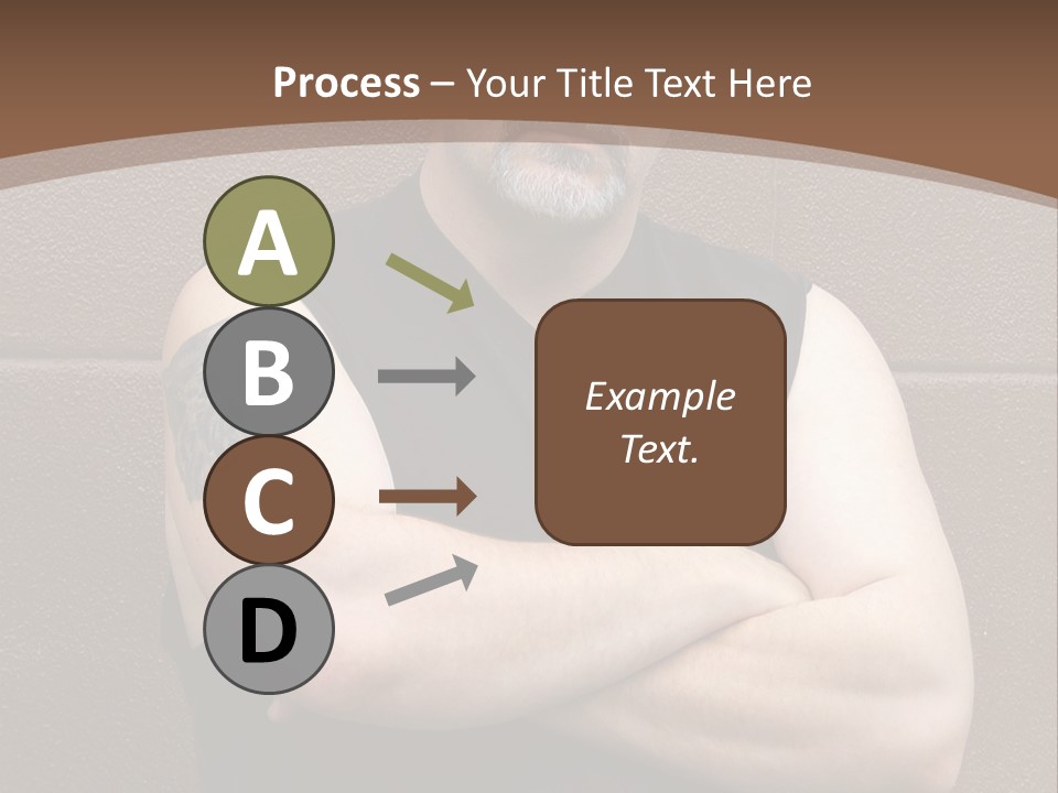 Sad Tough Guy PowerPoint Template