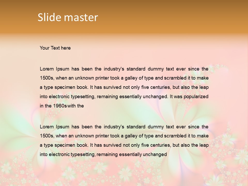 Summer Vision PowerPoint Template