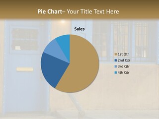 Colorful Doorway And Window Of An Adobe Building In Santa Fe, New Mexico PowerPoint Template