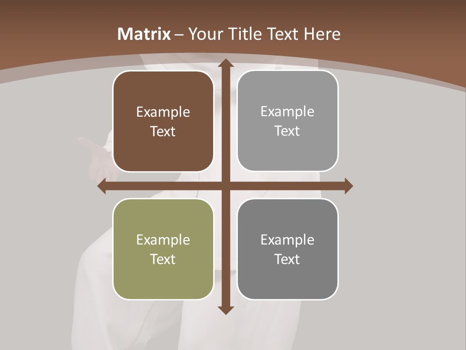 Chinese Elderly Performing Tai Chi Isolated PowerPoint Template