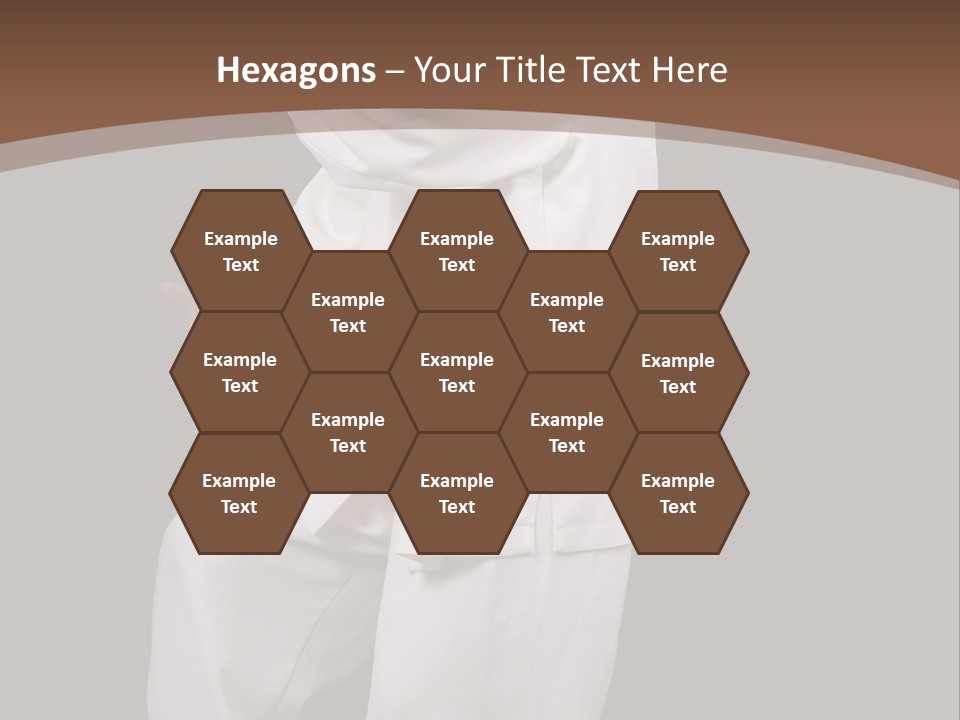 Chinese Elderly Performing Tai Chi Isolated PowerPoint Template