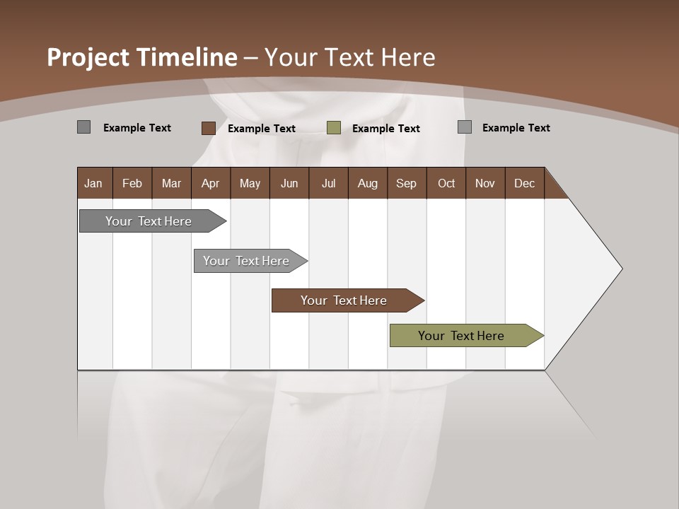 Chinese Elderly Performing Tai Chi Isolated PowerPoint Template