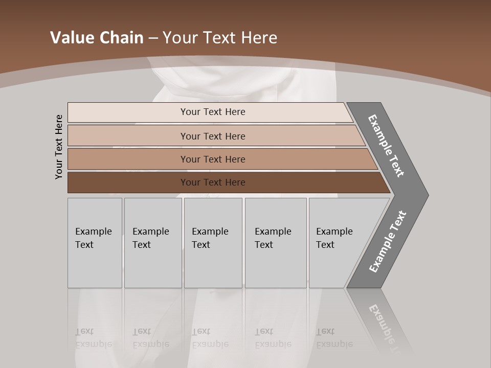 Chinese Elderly Performing Tai Chi Isolated PowerPoint Template